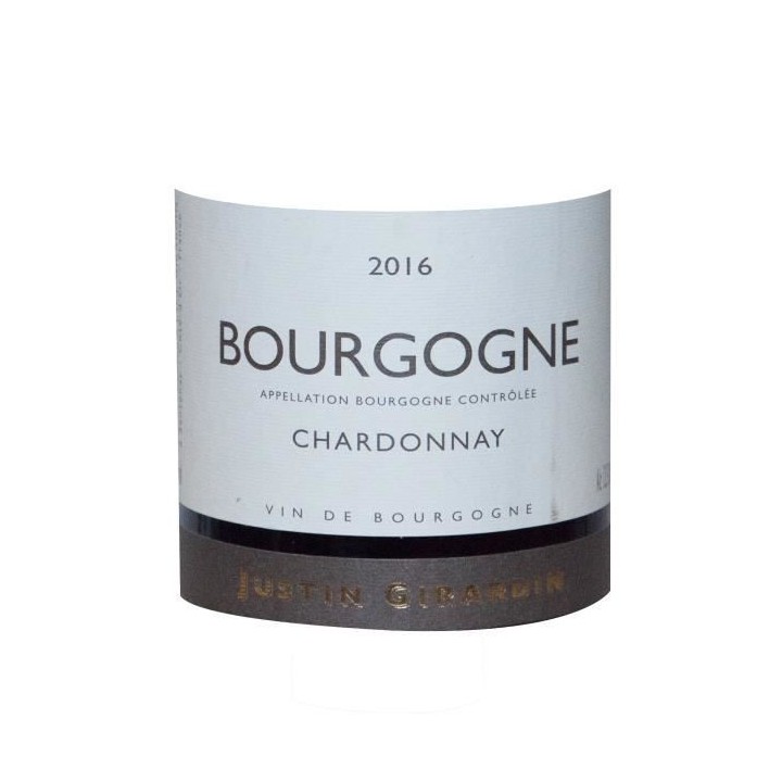 Justin Girardin 2016 Bourgogne Chardonnay - Vin blanc de Bourgogne
