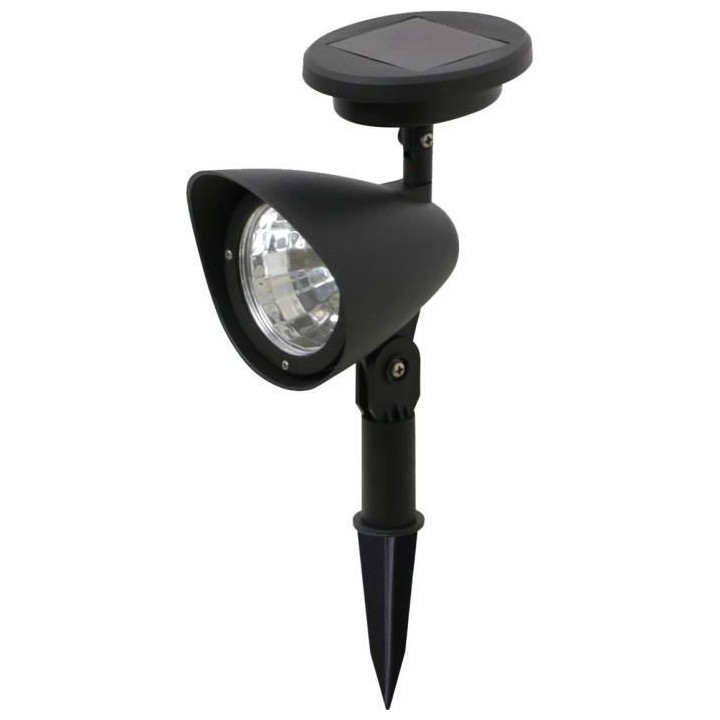 GALIX Spot solaire en plastique - Noir