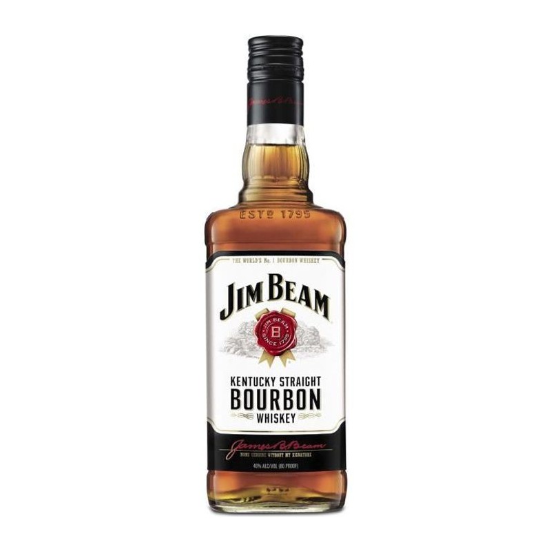 Whiskey Jim Beam White - Kentucky bourbon - USA - 40%vol - 70cl