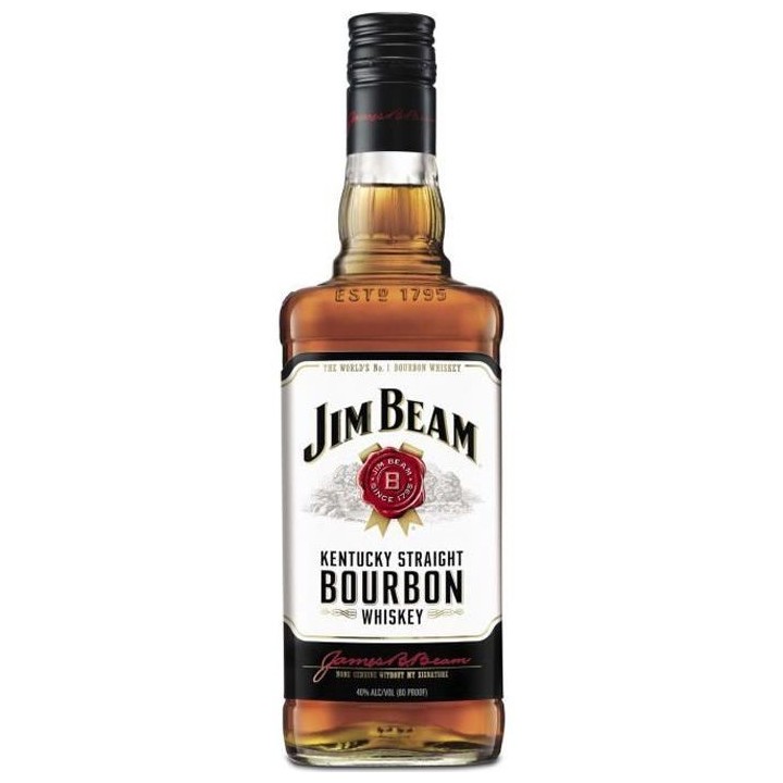 Whiskey Jim Beam White - Kentucky bourbon - USA - 40%vol - 70cl