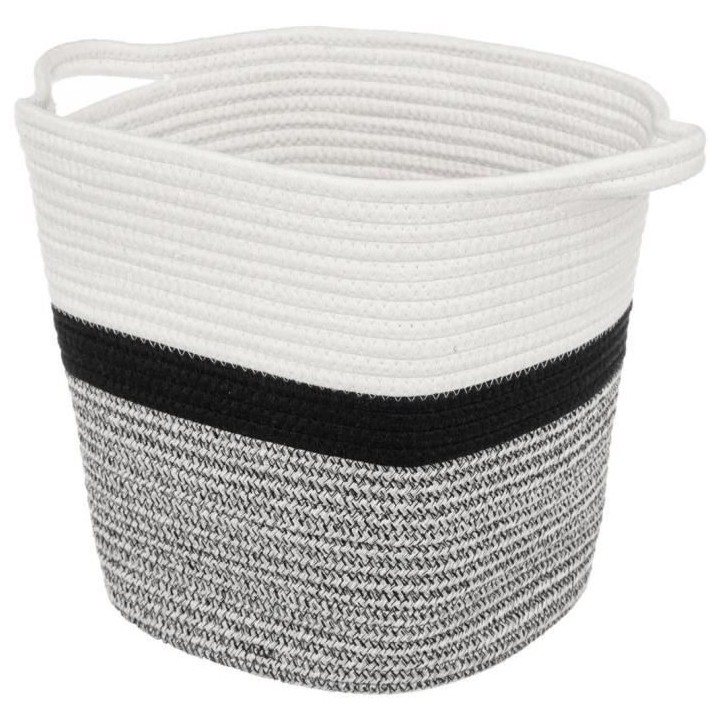 Boîte de rangement - Multicolore - Coton - L. 31 x P. 31 x H. 31 cm