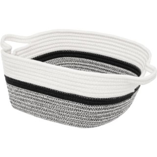 Boîte de rangement - Multicolore - Coton - L. 31 x P. 31 x H. 15 cm