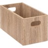 Boîte de rangement - Marron - MDF_E2 - L. 15 x P. 30,5 x H. 15 cm