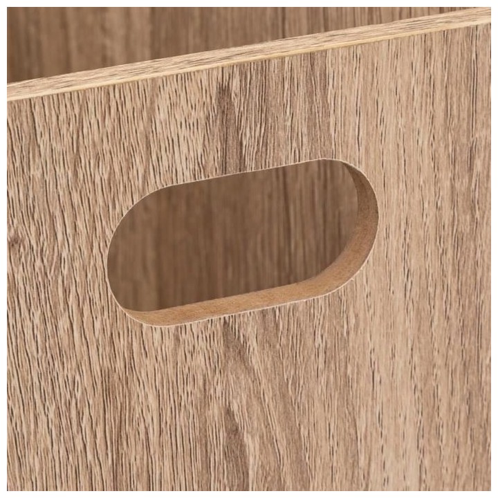 Boîte de rangement - Marron - MDF_E2 - L. 15 x P. 30,5 x H. 15 cm