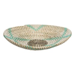 Panier rond en seagrass et...