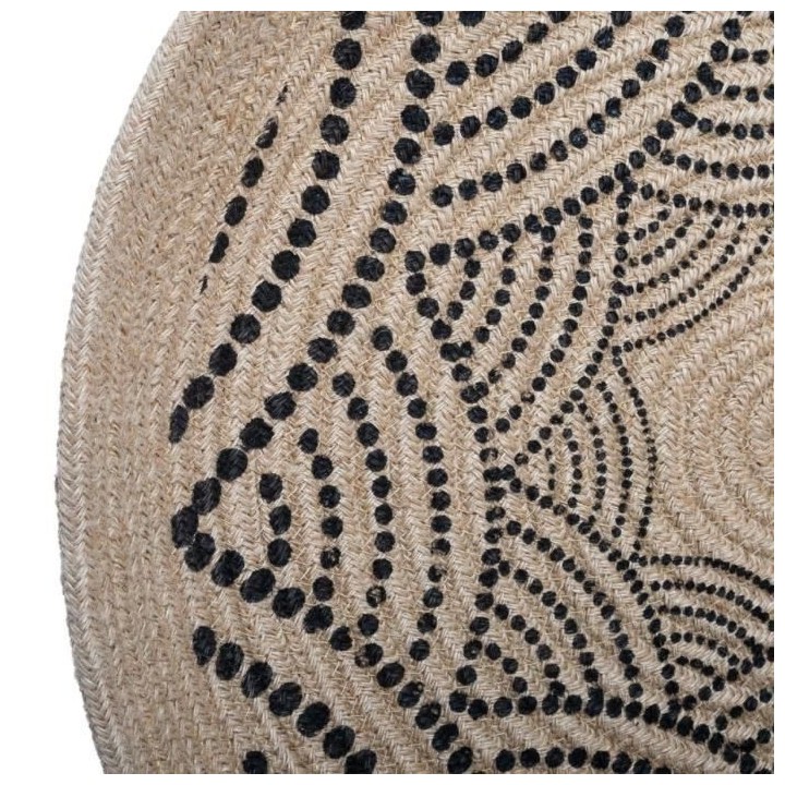 Lot de 2 Déco Murale - Panier Jute - Ø50 x 5,4 cm - Beige