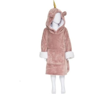 Plaid Sweat a capuche Licorne - Marron