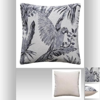 Coussin Jacq Perroq - 40 x 40 cm - Gris