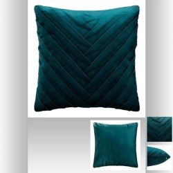 Coussin en velours tressé -...