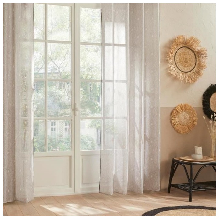 FRED CUBA Voilage - 140 x 240 cm - Lin