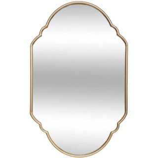 Miroir en métal Nelia - 68,5 x 43 cm - Or