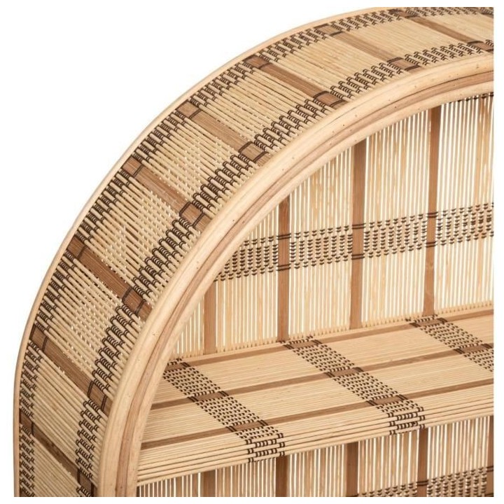 LOU Etagere murale en bambou - 91 x 56 cm