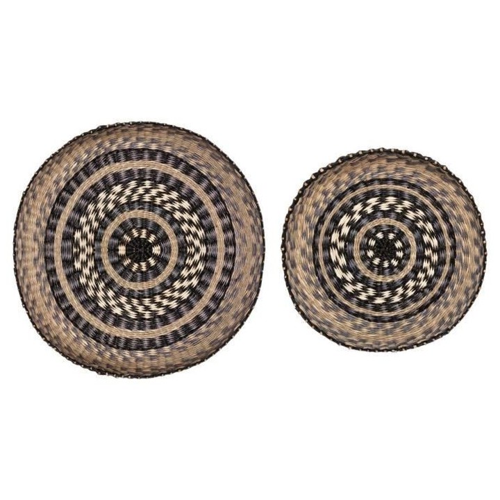 Lot de 2 déco murale Seagrass panier