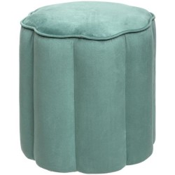 Pouf velours fleur Edi Pin,...