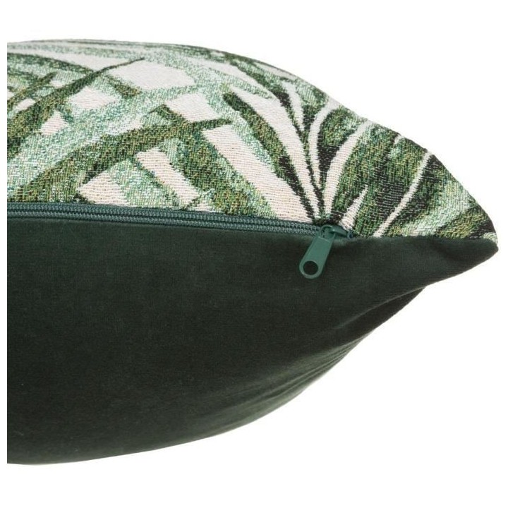 Housse coussin Jacquard Tropic - 40x40 cm