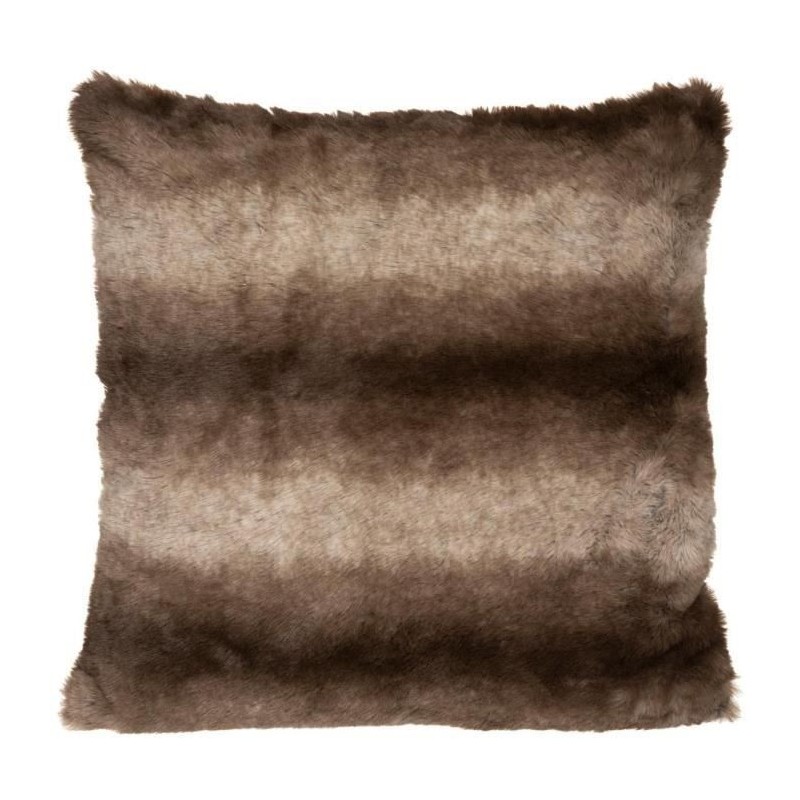 Coussin fourrure Grizzli - 45 x 45 cm