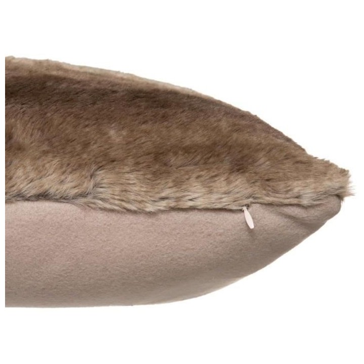 Coussin fourrure Grizzli - 45 x 45 cm