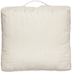 Coussin de sol recycle Row - 48 x 48 cm - Ocre