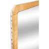 Miroir LED mural - Rectangulaire - Bambou