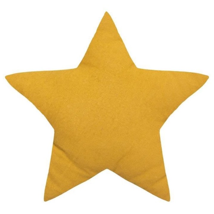 Coussin Berlingot étoile - Ocre
