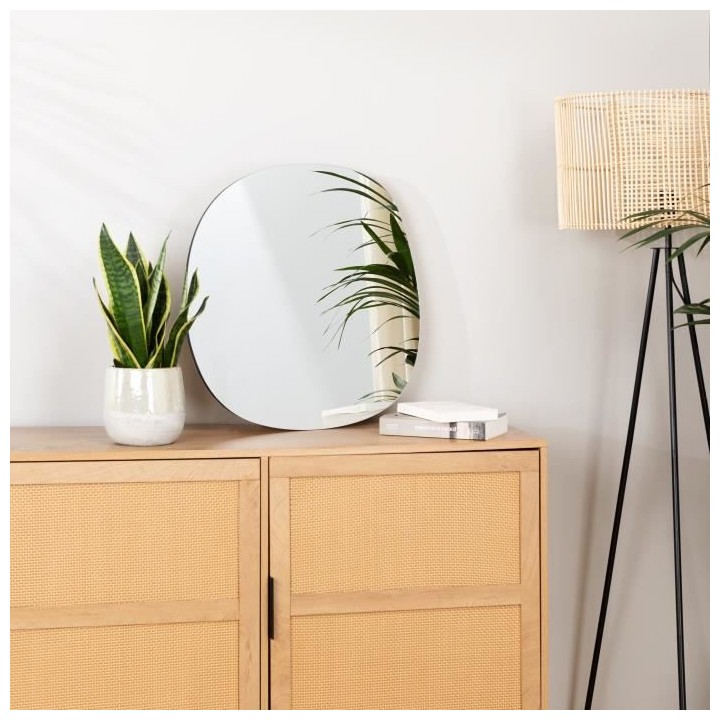 ORAGANIC MIND Miroir - MDF - 58 x 58 cm