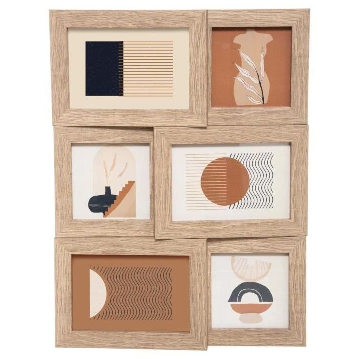 Pele-mele vertical Loe en MDF - 6 photos