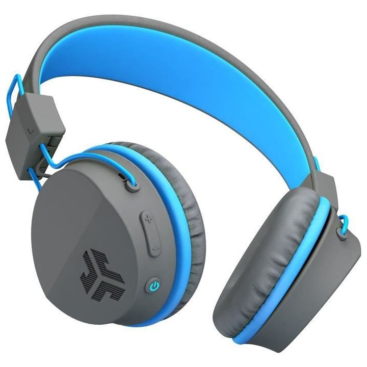 JLab Audio - JBuddies Studio Kids WirelessGrey/Blue - Casque sans fil