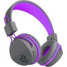 JLab Audio - JBuddies Studio Kids WirelessGrey/Purple - Casque sans fil - Bluetooth - Pliage compact - Autonomie BT 24h