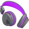 JLab Audio - JBuddies Studio Kids WirelessGrey/Purple - Casque sans fil - Bluetooth - Pliage compact - Autonomie BT 24h