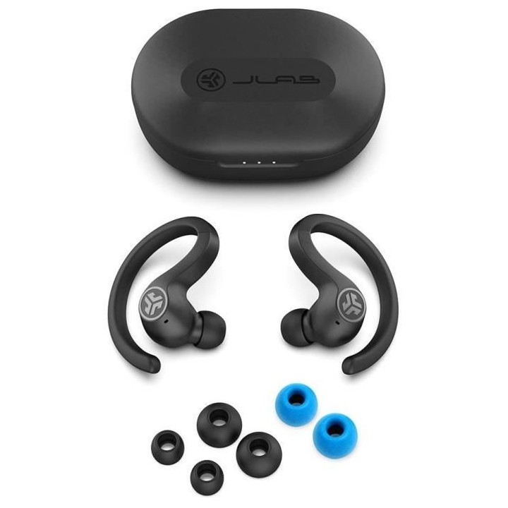 JLab Audio - JBuds Air Sport True Wireless Black - Écouteurs sans fil