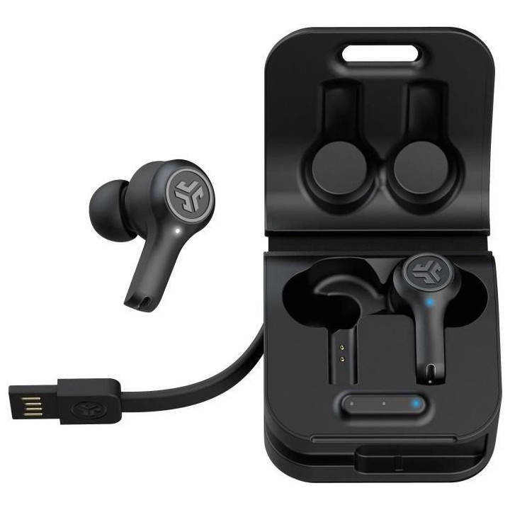 JLab Audio - Epic Air ANC True Wireless Black - Écouteurs sans fil -