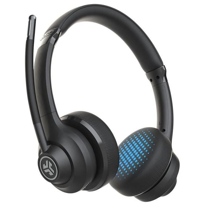 JLab Audio - GO Work Wireless Headset Black - Casque sans fil - Blueto