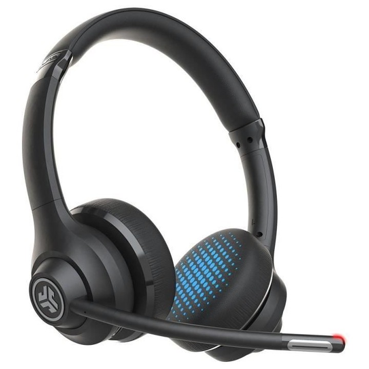 JLab Audio - GO Work Wireless Headset Black - Casque sans fil - Blueto