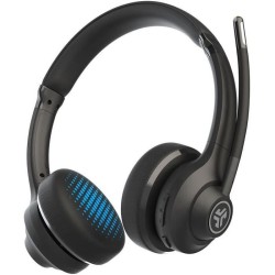 JLab Audio - GO Work Wireless Headset Black - Casque sans fil - Bluetooth - Autonomie BT 45h