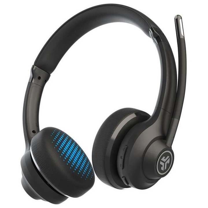 JLab Audio - GO Work Wireless Headset Black - Casque sans fil - Blueto