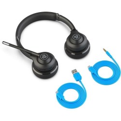 JLab Audio - GO Work Wireless Headset Black - Casque sans fil - Bluetooth - Autonomie BT 45h