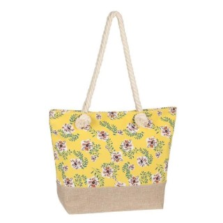 Sac de Plage Bi-Matiere a Bandouliere Femme