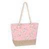 Sac de Plage Bi-Matiere a Bandouliere Femme