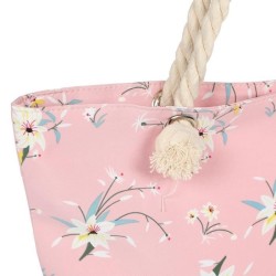 Sac de Plage Bi-Matiere a Bandouliere Femme