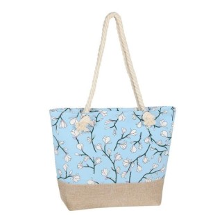Sac de Plage Bi-Matiere a Bandouliere Femme