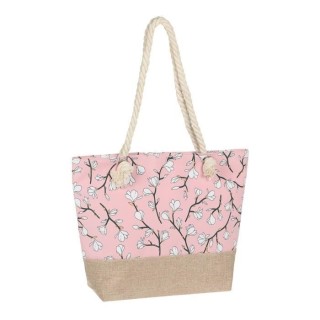 Sac de Plage Bi-Matiere a Bandouliere Femme