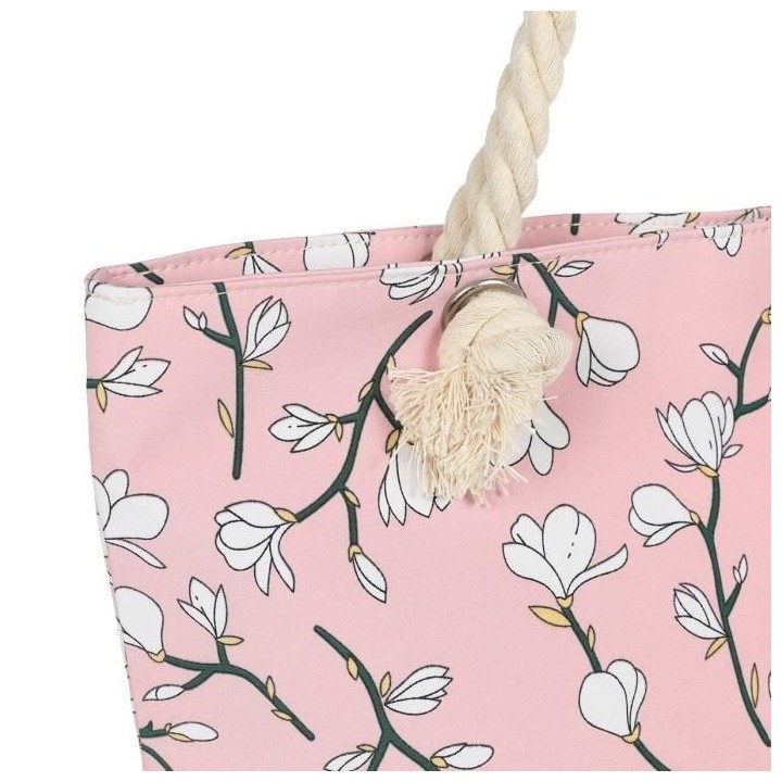 Sac de Plage Bi-Matiere a Bandouliere Femme