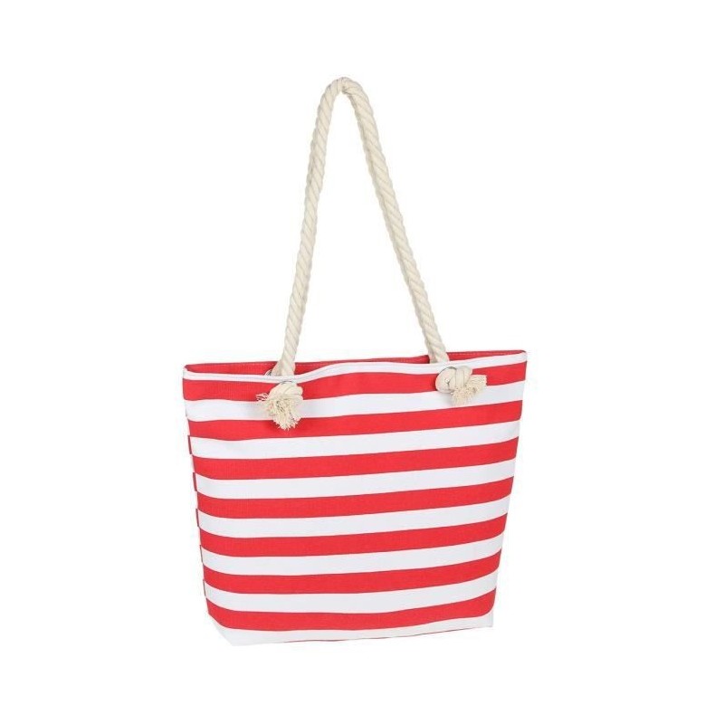 Sac de Plage Bi-Matiere a Bandouliere Femme