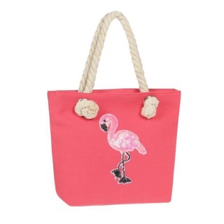 Sac de Plage a Sequins et a Bandouliere Femme