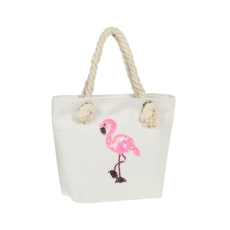 Sac de Plage a Sequins et a Bandouliere Femme