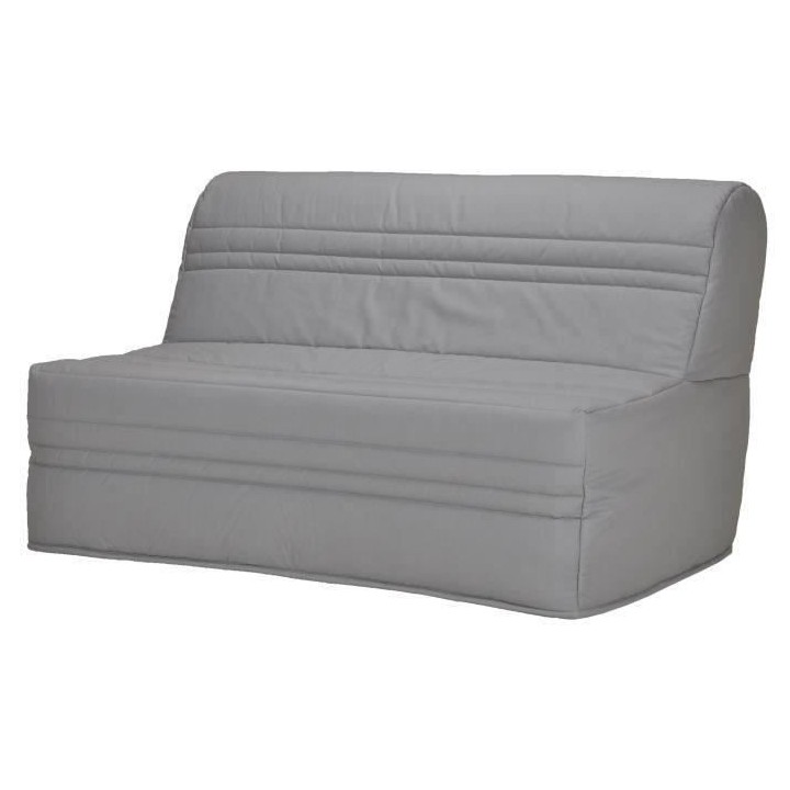 Joe Banquette 3 places BZ - Tissu gris clair - L 143 x P 97 cm