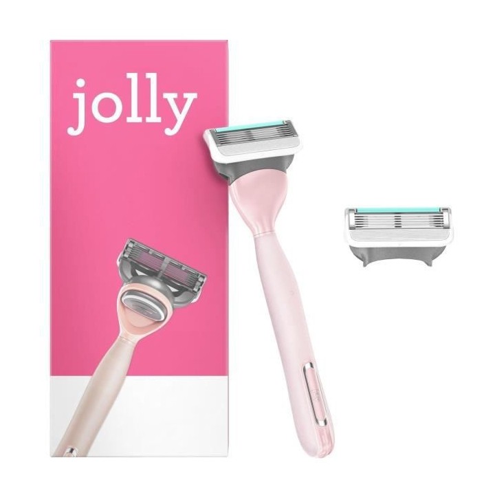 JOLLY Rasoir Rose - 2 Lames