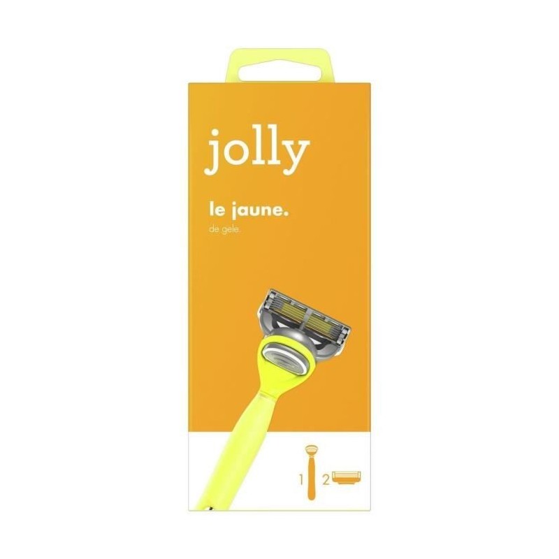 Jolly Rasoir Jaune - 2 Lames