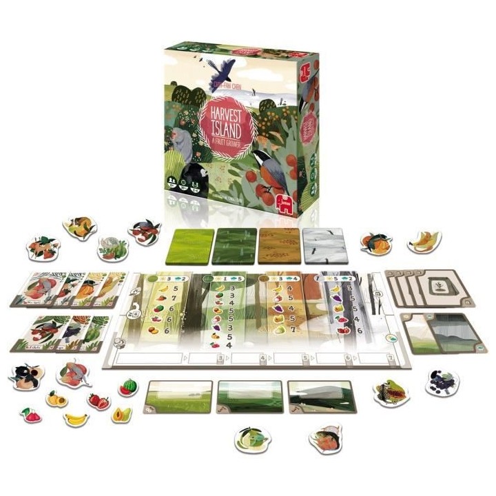 JUMBO 62407 - Harvest Island - Jeu de cartes de Chih-Fan Chen