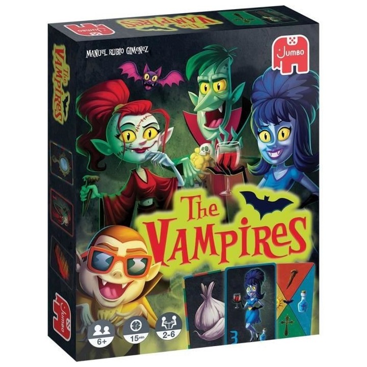 JUMBO 19822 - Vamps - Jeu de cartes familial
